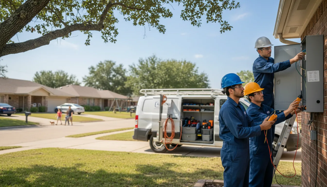 Certified electrician providing emergency electrical services in Gideon, MO